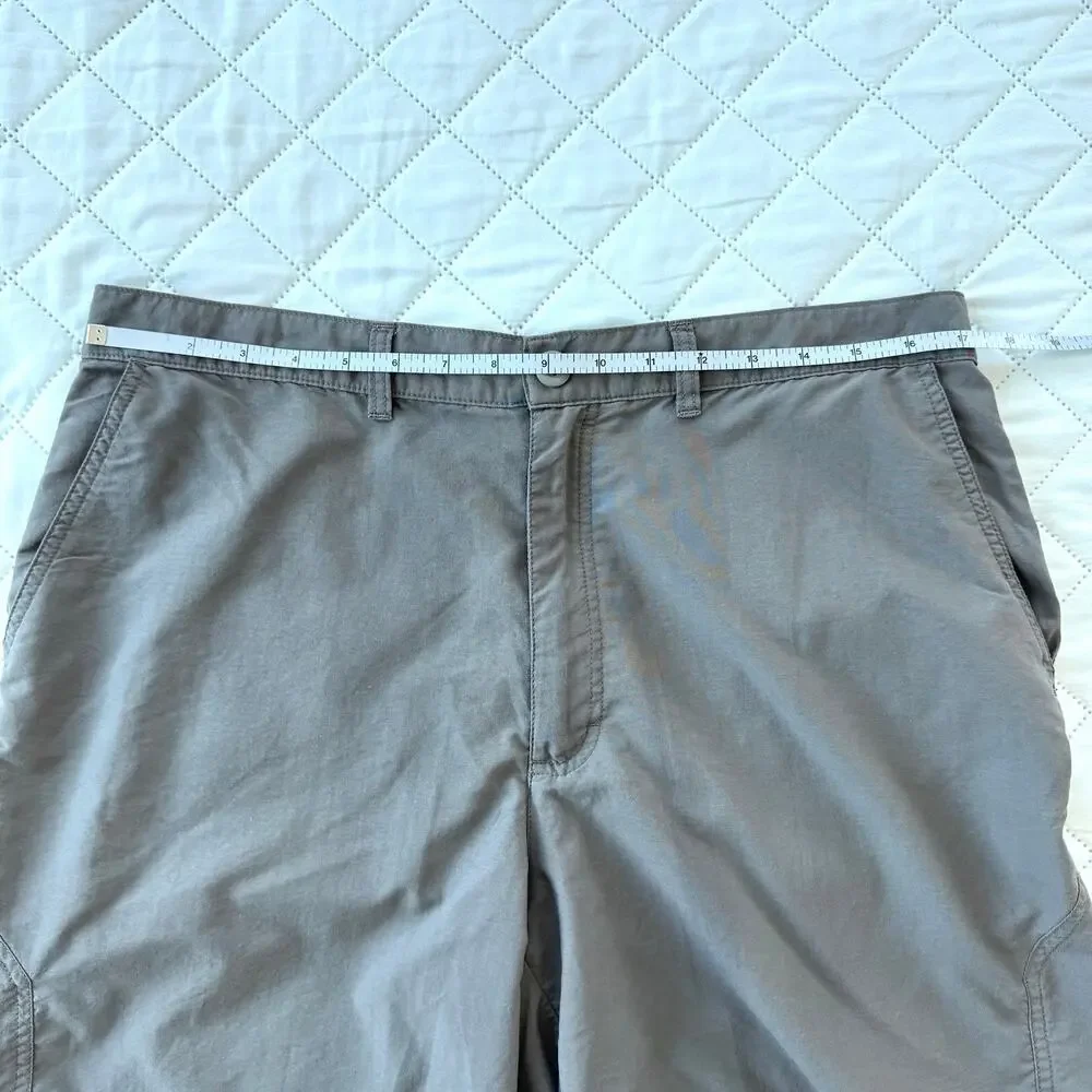Patagonia Men’s Hiking Travel Shorts 36 Gray Nylon Stretch Outdoor Trail Casual